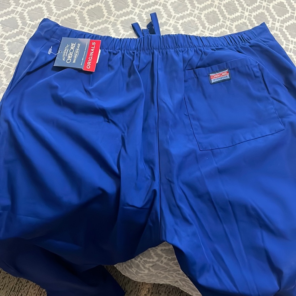 Royal blue Cherokee scrub bottom baize medium BNWT
